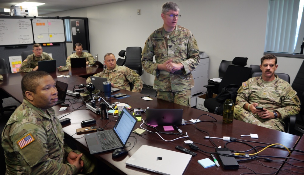 75th USARIC AI Team partners with XVIII Airborne Corps during CAT24 to solve Real-World Army problems