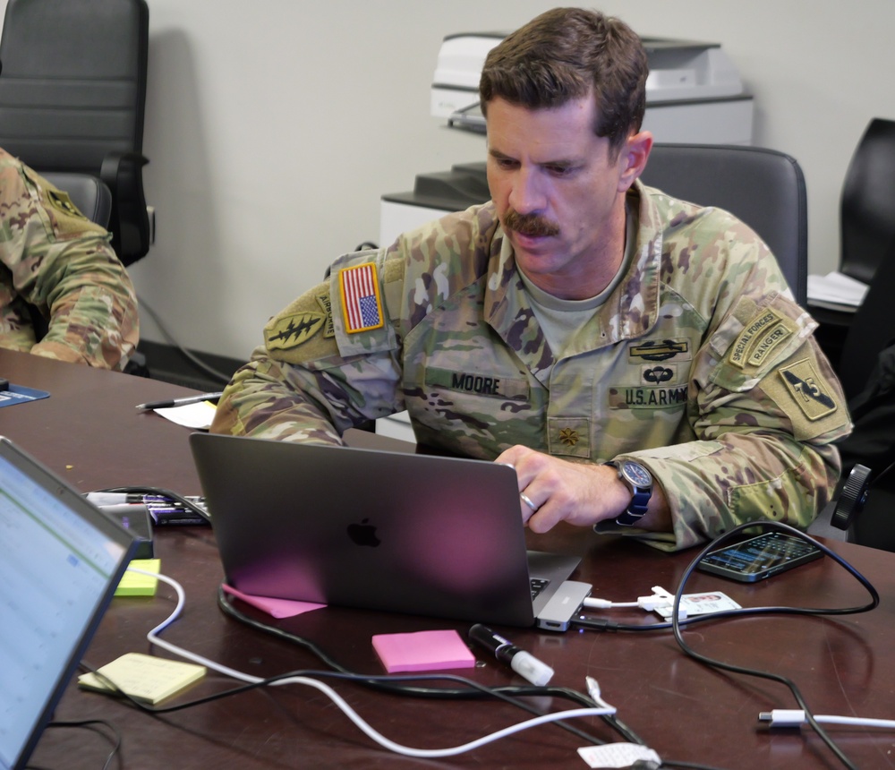 75th USARIC AI Team partners with XVIII Airborne Corps during CAT24 to solve Real-World Army problems