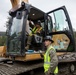 IRT in action: USMC engineers conduct earthwork operations for future Shepard Point oil spill response site