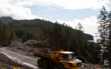 IRT in action: USMC engineers conduct earthwork operations for future Shepard Point oil spill response site