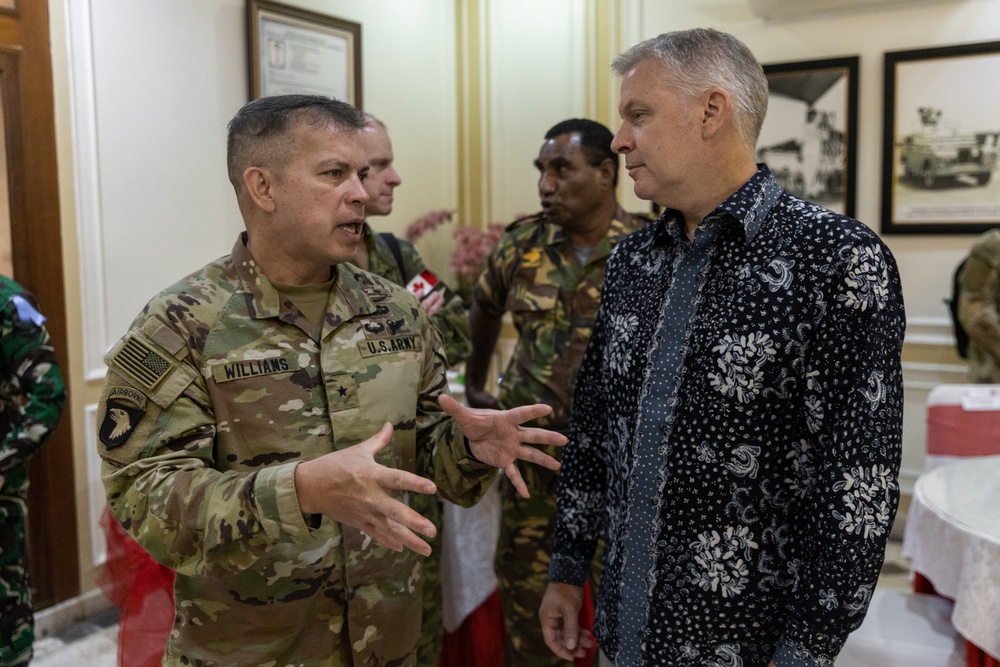 Multinational service members participate in Super Garuda Shield 24 opening ceremony