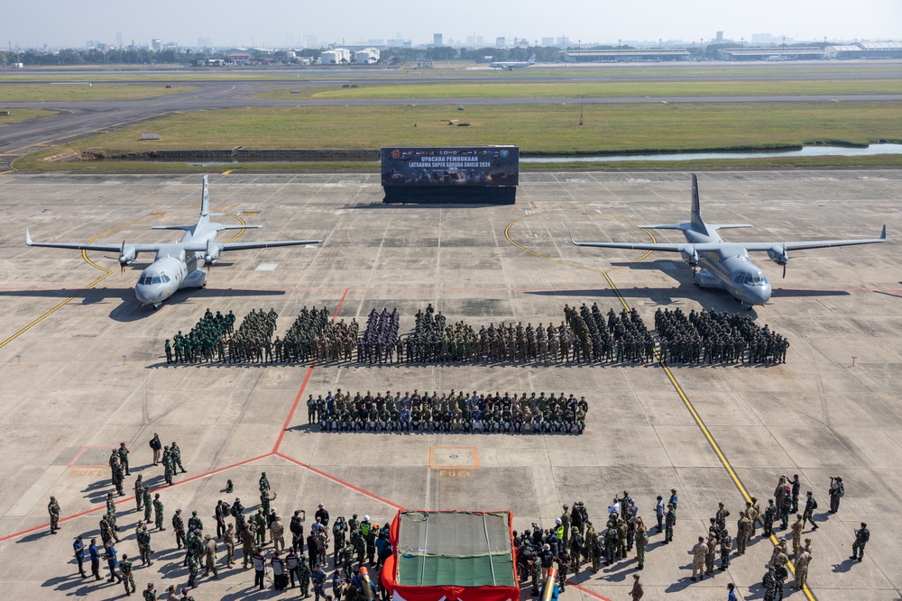 Multinational service members participate in Super Garuda Shield 24 opening ceremony