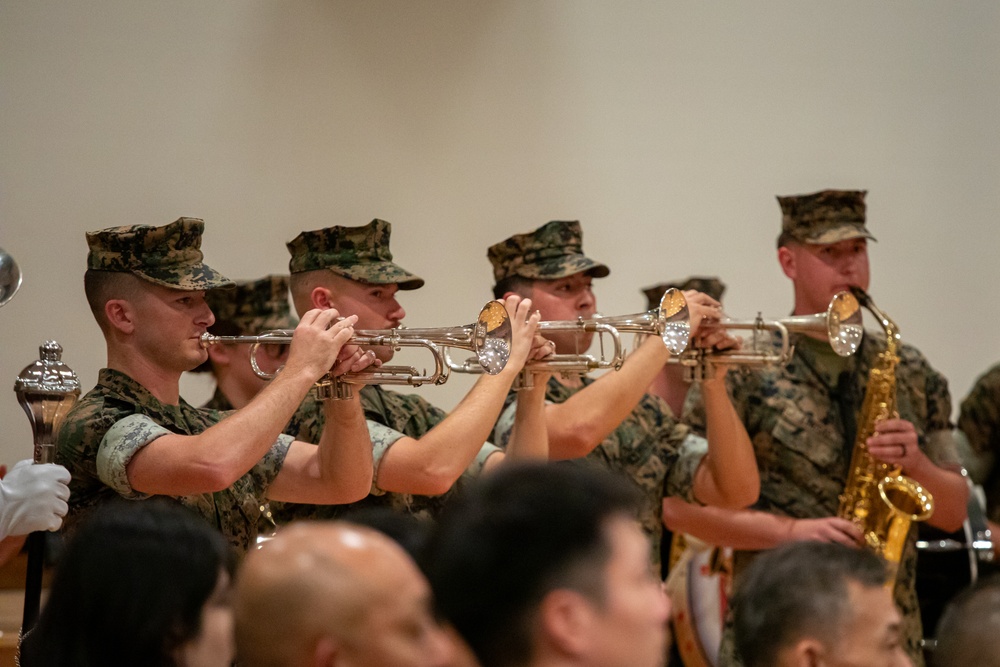 3rd Marine Logistics Group Commanding General Change of Command Ceremony at Camp Kinser