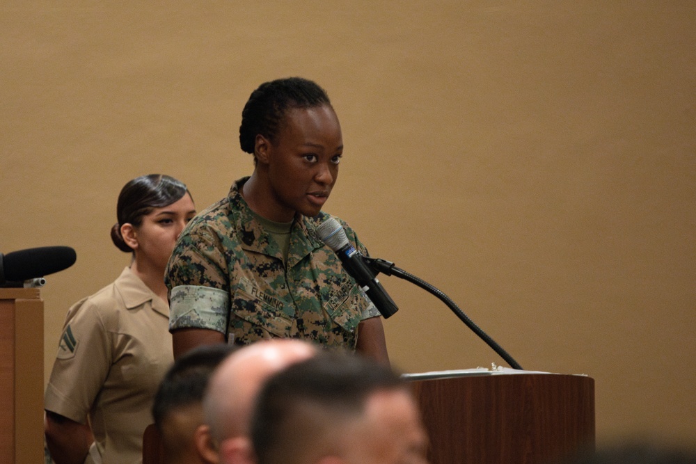 3rd Marine Logistics Group Commanding General Change of Command Ceremony at Camp Kinser