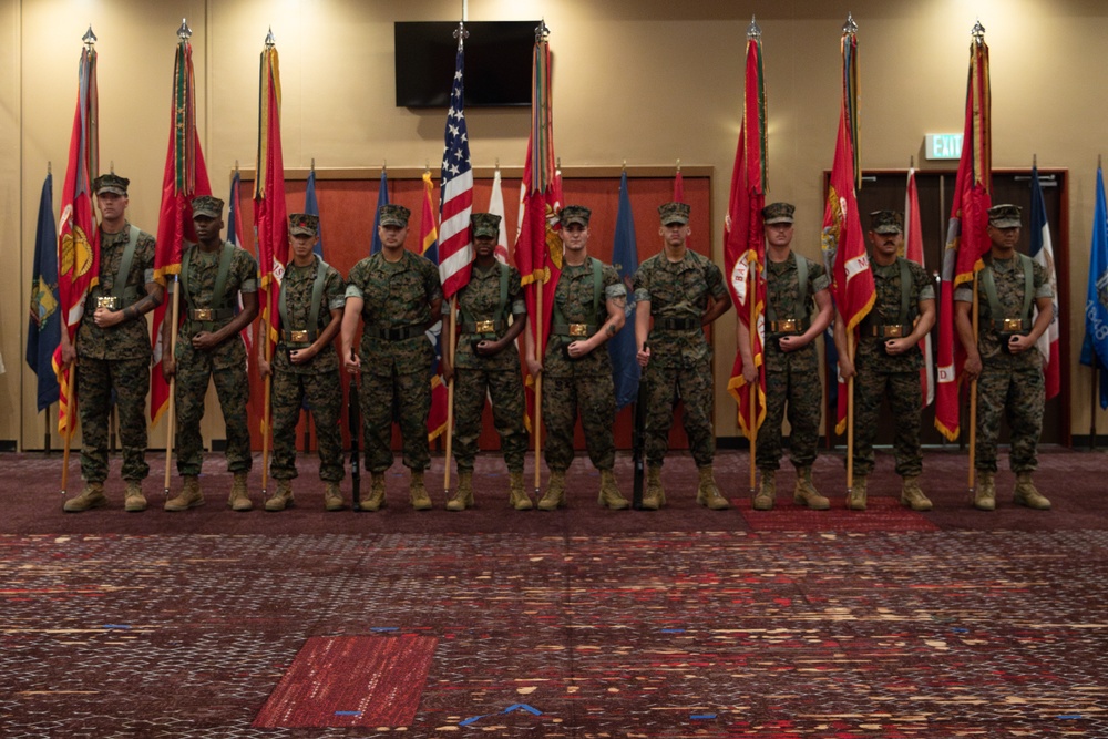 3rd Marine Logistics Group Commanding General Change of Command Ceremony at Camp Kinser