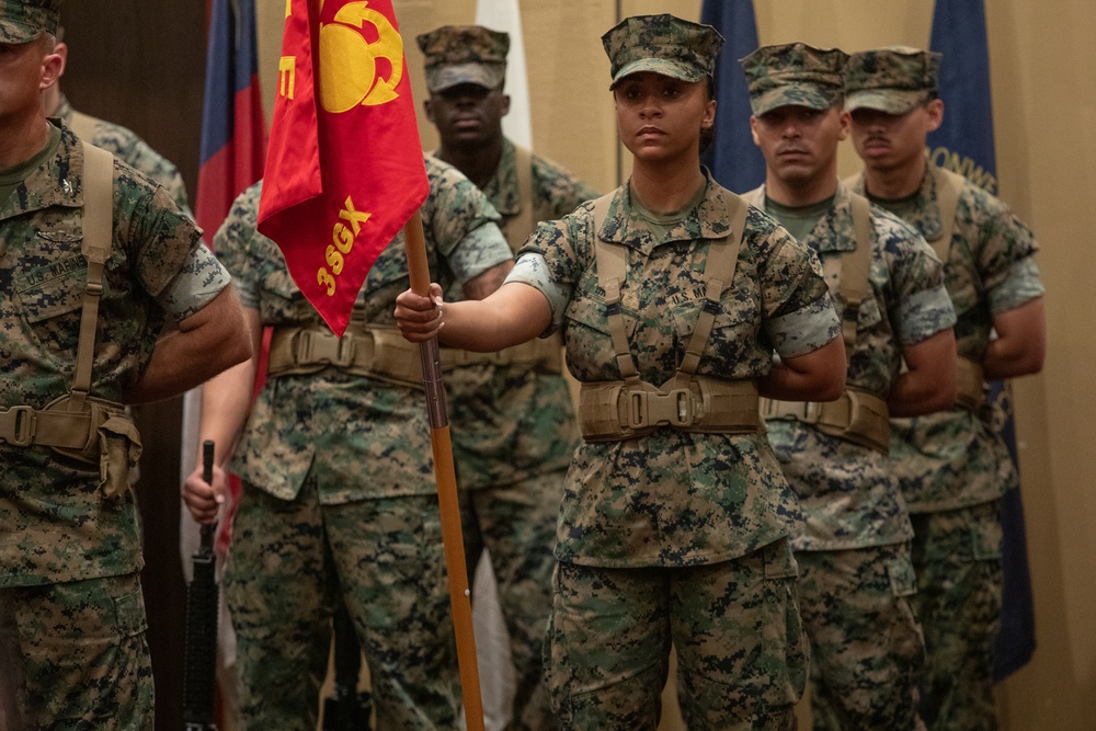 3rd Marine Logistics Group Commanding General Change of Command Ceremony at Camp Kinser