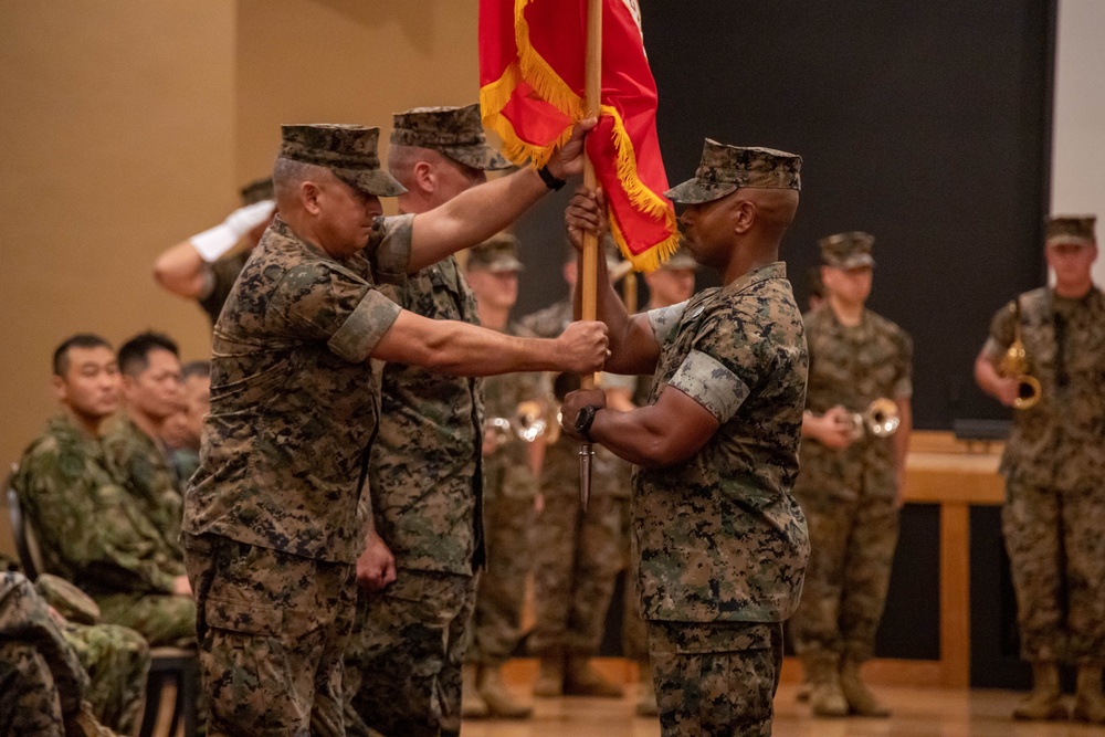 3rd Marine Logistics Group Commanding General Change of Command Ceremony at Camp Kinser