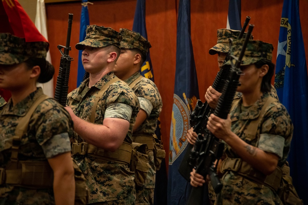 3rd Marine Logistics Group Commanding General Change of Command Ceremony at Camp Kinser