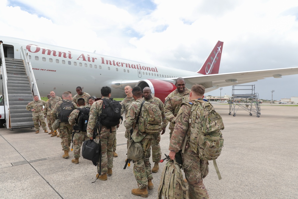 Bravo Battery, 1st Battalion, 1st Air Defense Artillery Regiment deploys to Middle East