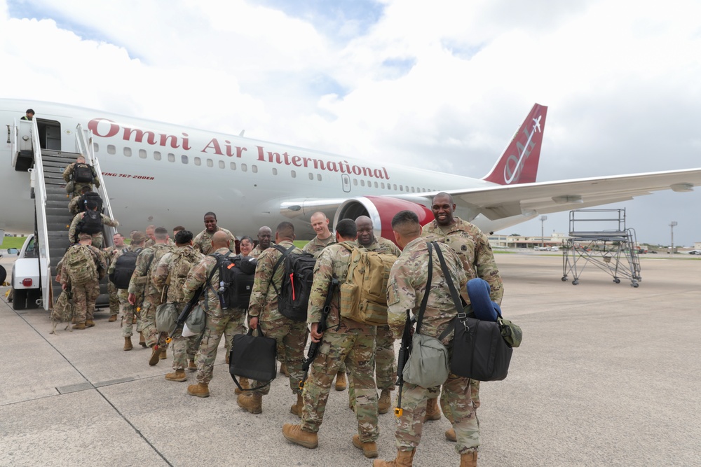 Bravo Battery, 1st Battalion, 1st Air Defense Artillery Regiment deploys to Middle East