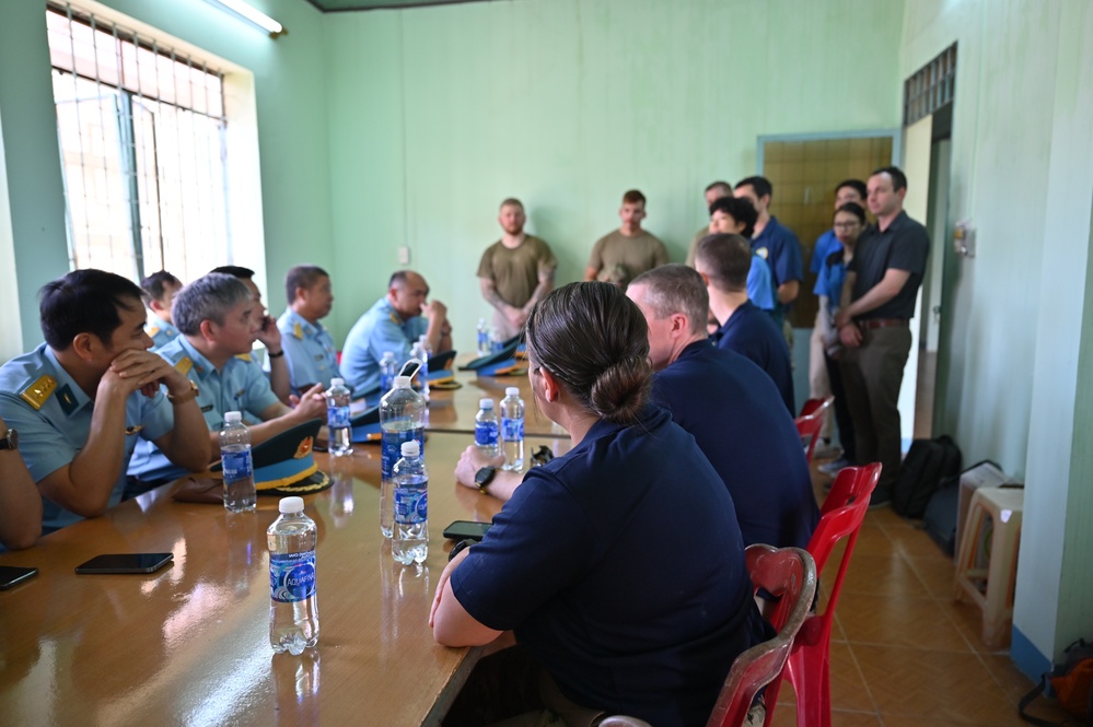 U.S. Air Force Airmen conduct Aerospace Medicine and Human Performance Exchange with Vietnam Air Force during PAC ANGEL 24-3