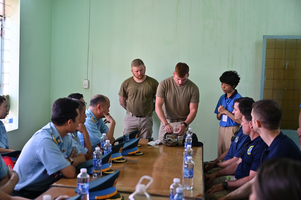 U.S. Air Force Airmen conduct Aerospace Medicine and Human Performance Exchange with Vietnam Air Force during PAC ANGEL 24-3