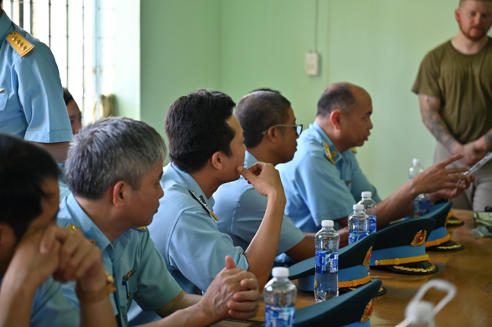 U.S. Air Force Airmen conduct Aerospace Medicine and Human Performance Exchange with Vietnam Air Force during PAC ANGEL 24-3