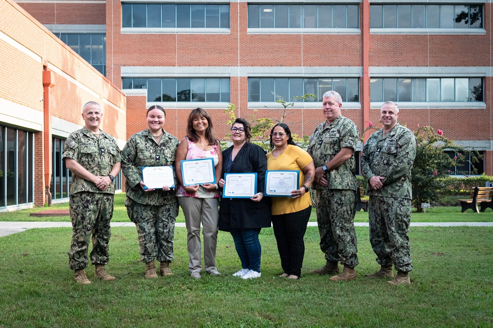 Cherry Point Clinic August Awards Ceremony