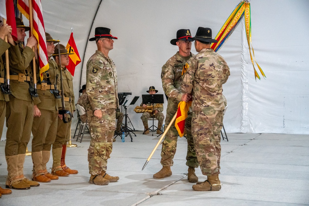 The Red Team Conducts Relinquishment of Responsibility Ceremony in Poland