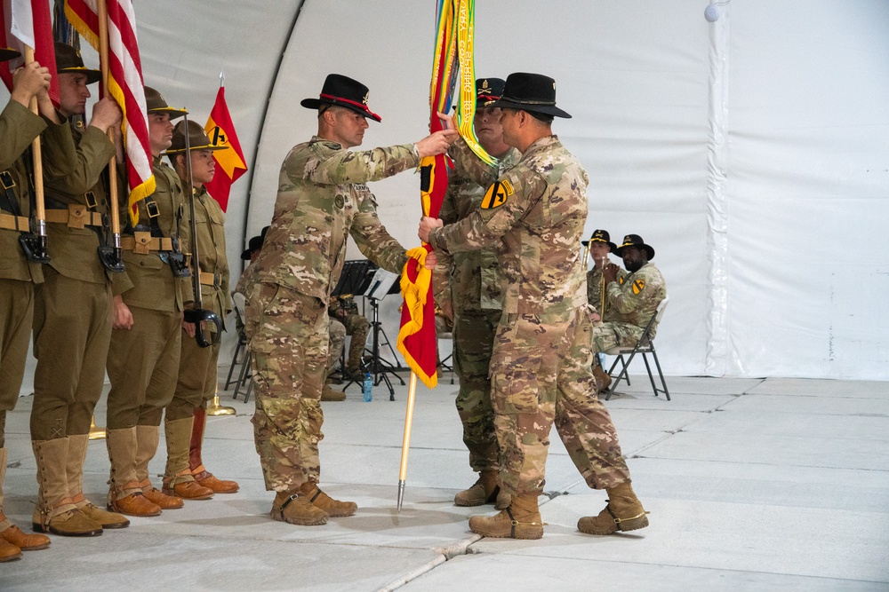 The Red Team Conducts Relinquishment of Responsibility Ceremony in Poland