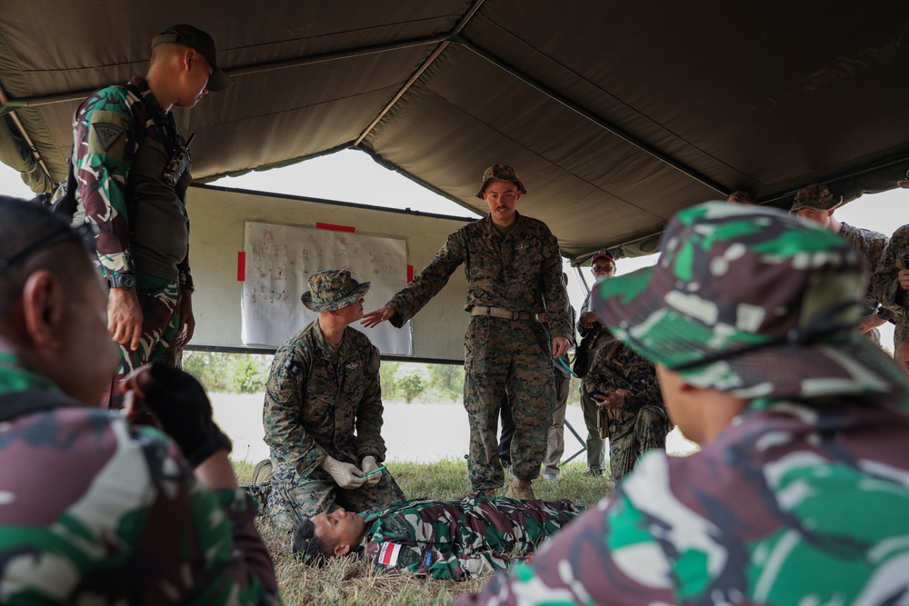 1st Bn., 1st Marines participates in small unit tactics training during Super Garuda Shield 2024