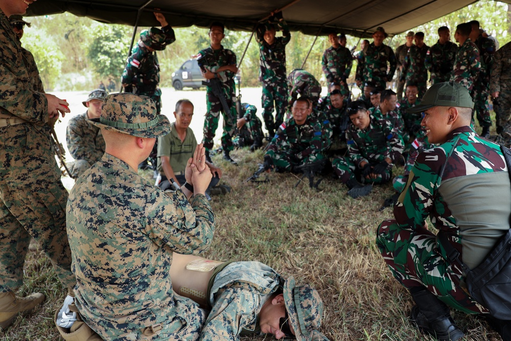 1st Bn., 1st Marines participates in small unit tactics training during Super Garuda Shield 2024