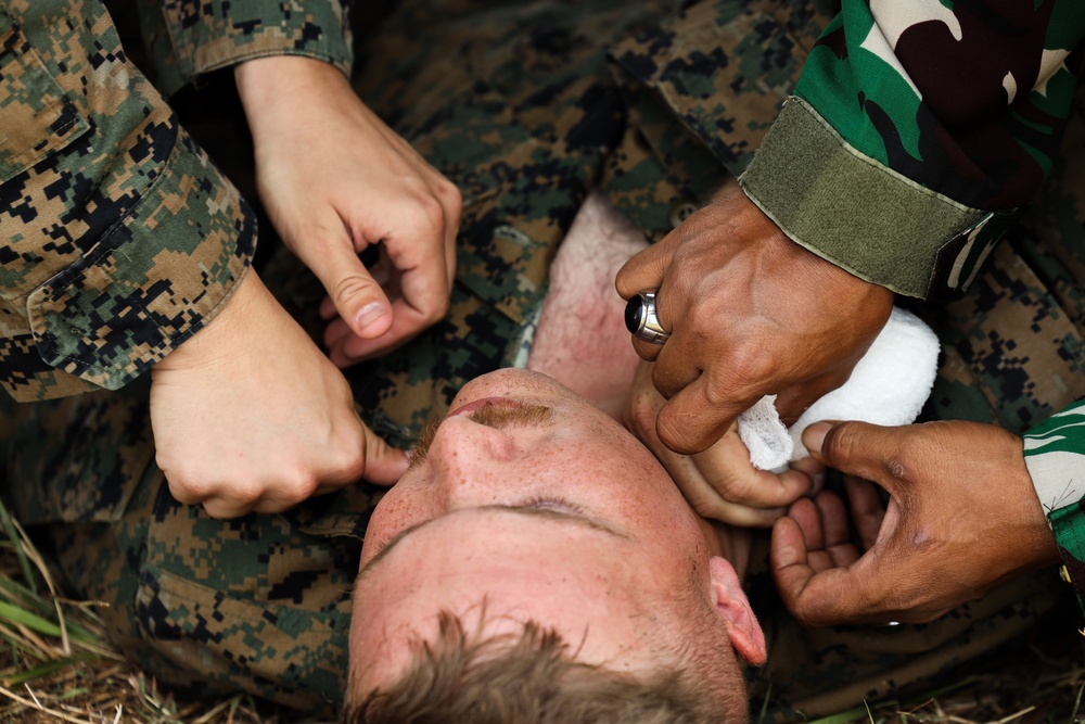 1st Bn., 1st Marines participate in small unit tactics training during Super Garuda Shield 2024