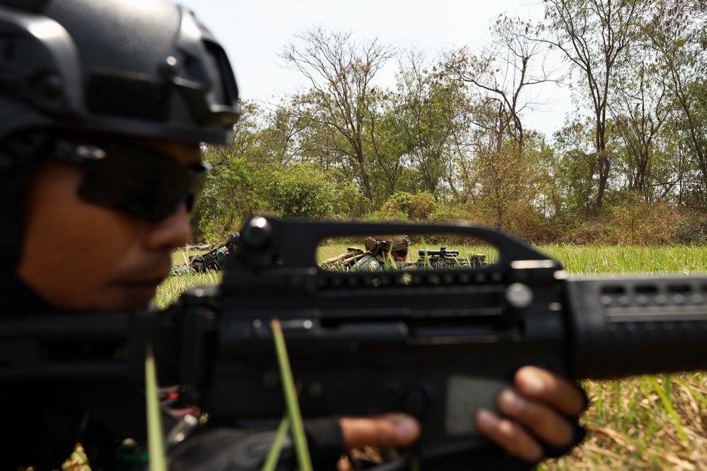1st Bn., 1st Marines participates in small unit tactics training during Super Garuda Shield 2024