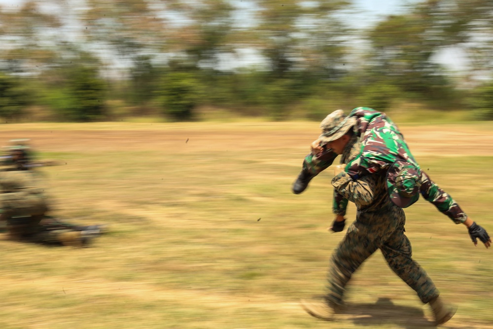 1st Bn., 1st Marines participates in small unit tactics training during Super Garuda Shield 2024