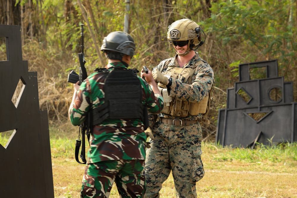 1st Bn., 1st Marines participates in small unit tactics training during Super Garuda Shield 2024