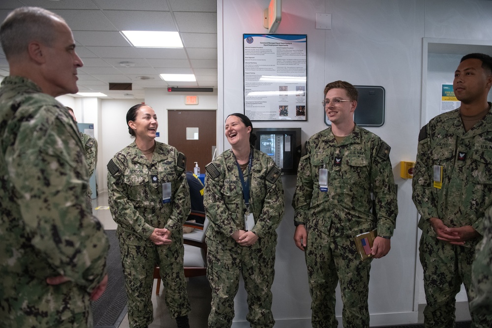 Rear Adm. Kevin Brown Visits NMRTC Great Lakes