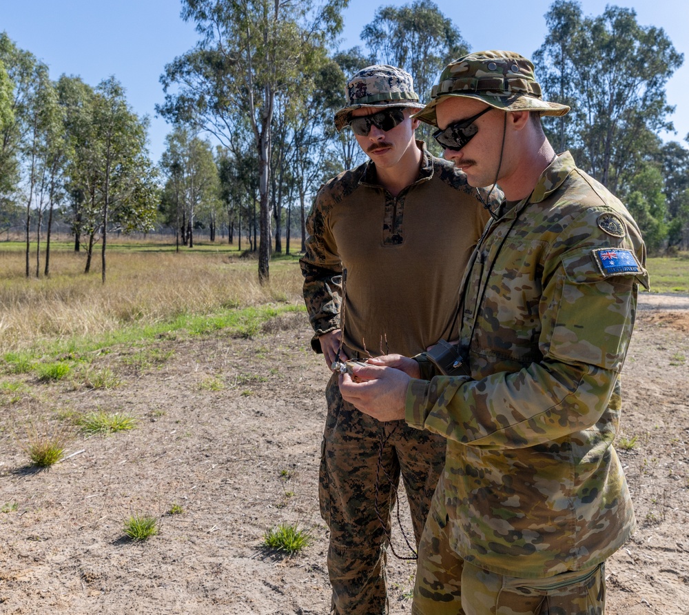 Team of joint multinational service members conducts simulated live explosive disposal training during Operation Render Safe 24