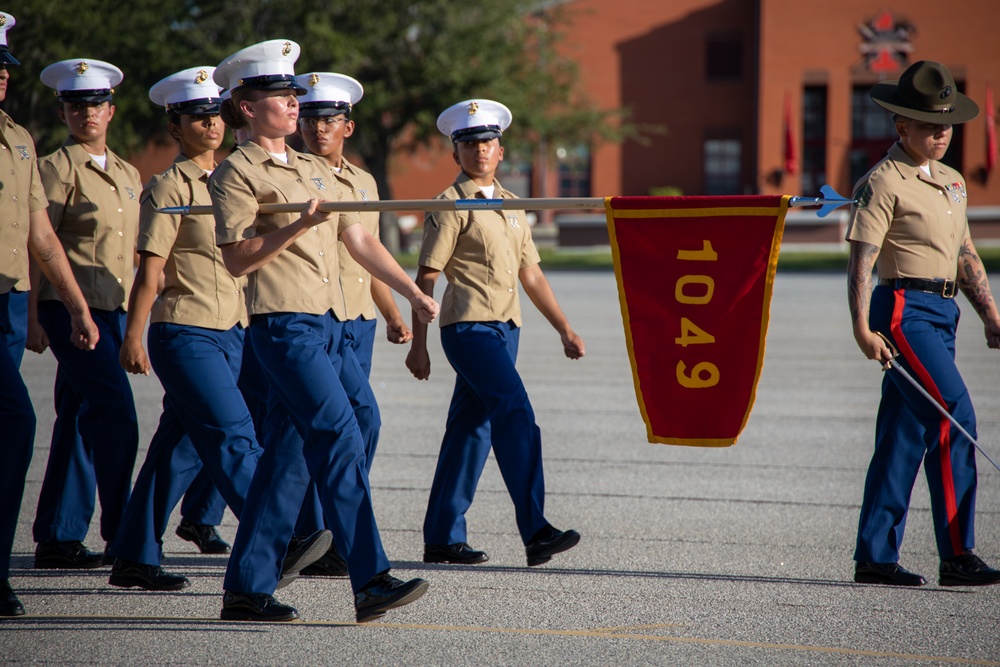 Walterboro native graduates as the honor graduate for platoon 1049, Delta Company, Marine Corps Recruit Depot Parris Island