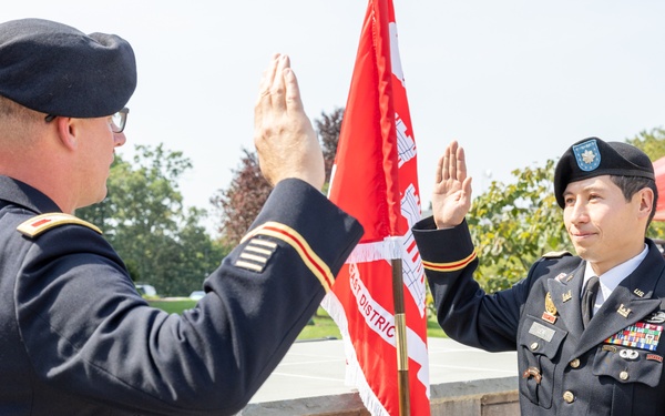 Lieutenant Colonel Donald K. Lew Promoted in USACE Ceremony