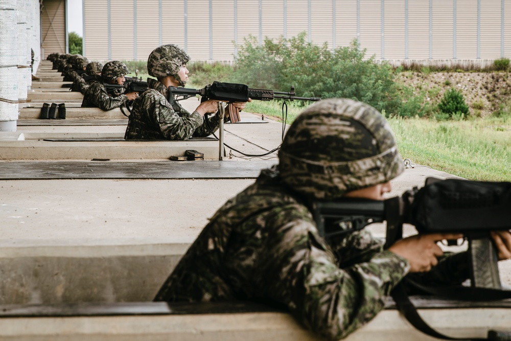 ROK Marines Conduct Live Fire with Alpha Co, BLT 1/5