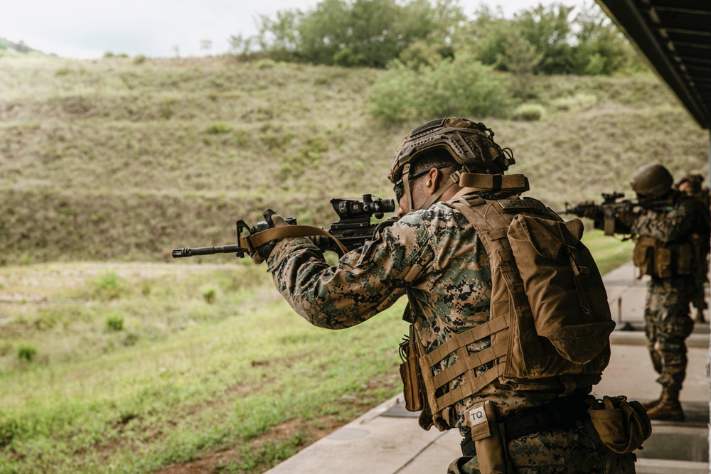 ROK Marines Conduct Live Fire with Alpha Co, BLT 1/5