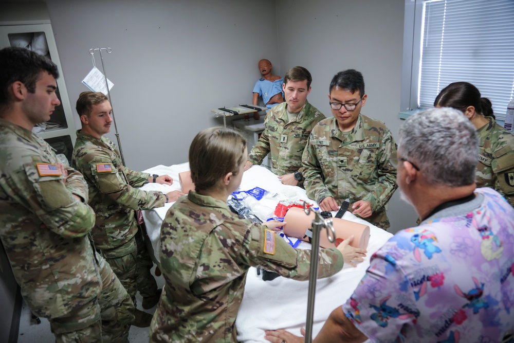 BACH ESD Trains Field Hospital Soldiers