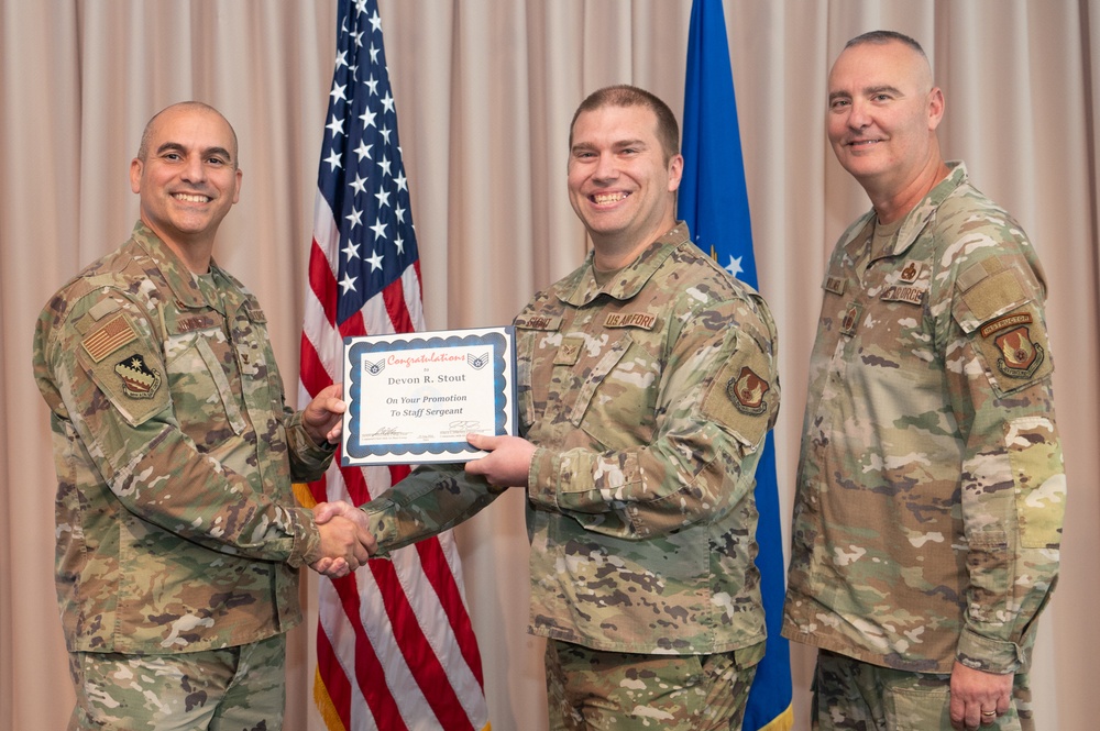 September enlisted promotion ceremony held