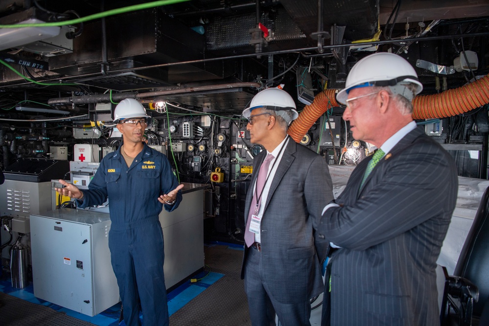 Guests tour USS John P. Murtha