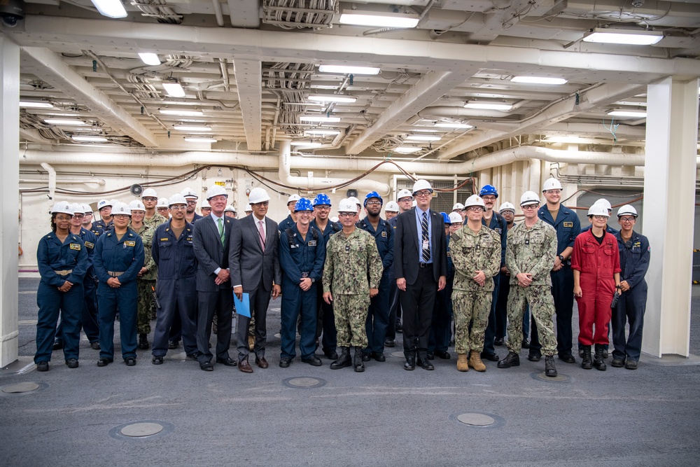 Guests tour USS John P. Murtha