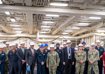 Guests tour USS John P. Murtha