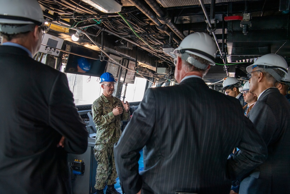 Guests tour USS John P. Murtha