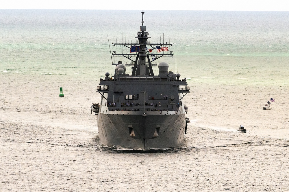 USS Richard M. McCool Jr. Arrives for Commissioning