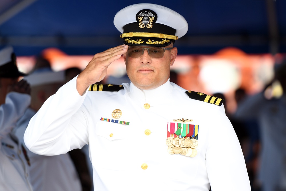 Future USS Utah holds change of command ceremony