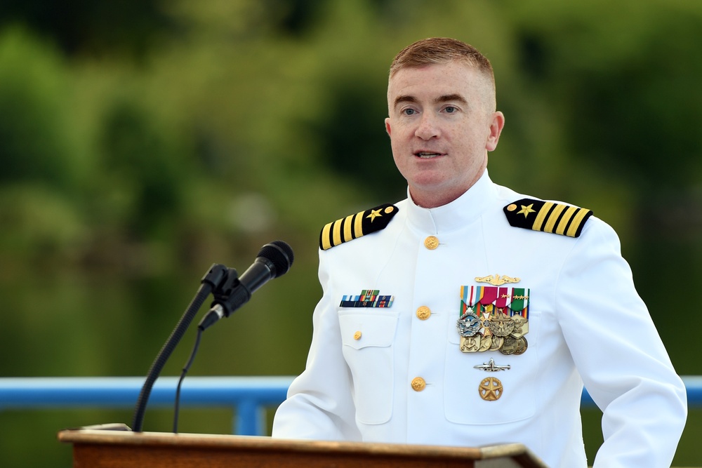 Future USS Utah holds change of command ceremony