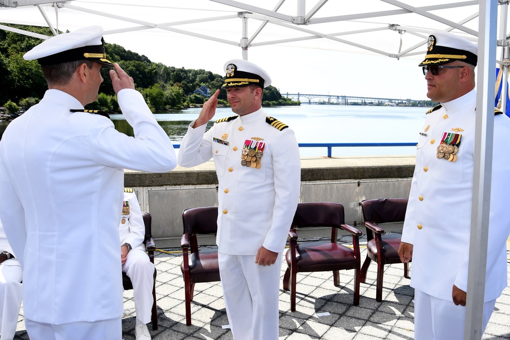 Future USS Utah holds change of command ceremony