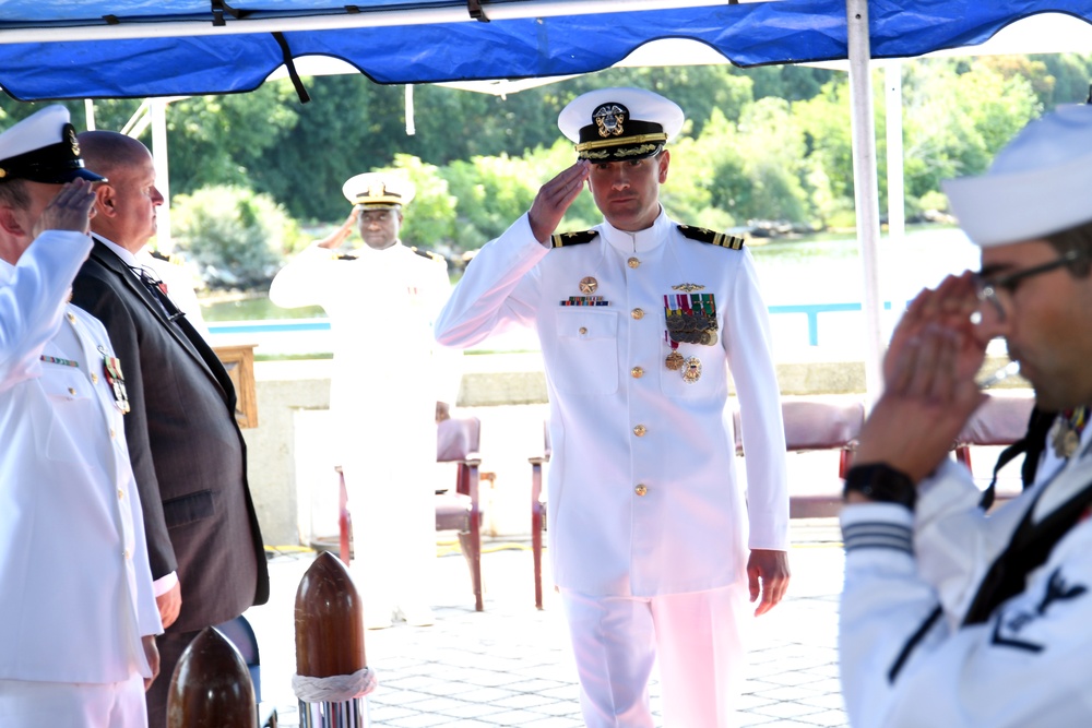 Future USS Utah holds change of command ceremony