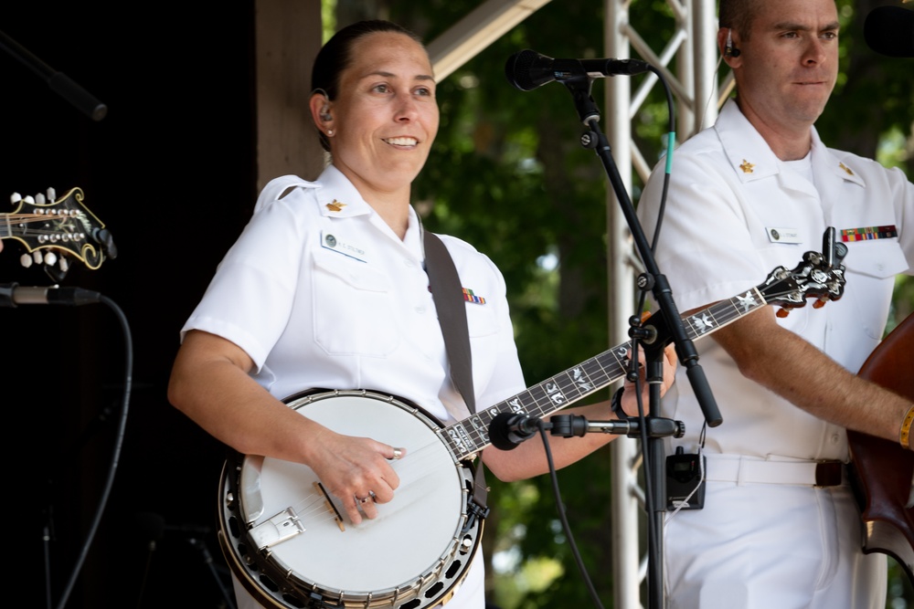 Navy Band Country Current performs at Thomas Point Bluegrass Festival