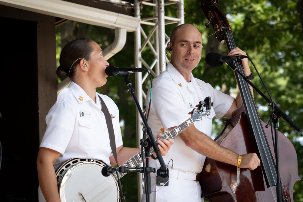 Navy Band Country Current performs at Thomas Point Bluegrass Festival