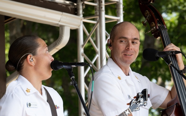 Navy Band Country Current performs at Thomas Point Bluegrass Festival