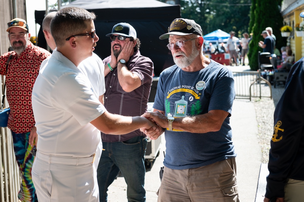 Navy Band Country Current performs at Thomas Point Bluegrass Festival