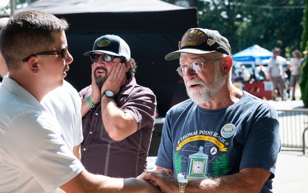 Navy Band Country Current performs at Thomas Point Bluegrass Festival