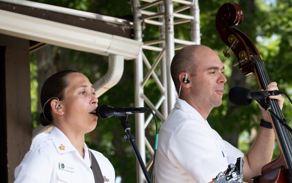 Navy Band Country Current performs at Thomas Point Bluegrass Festival