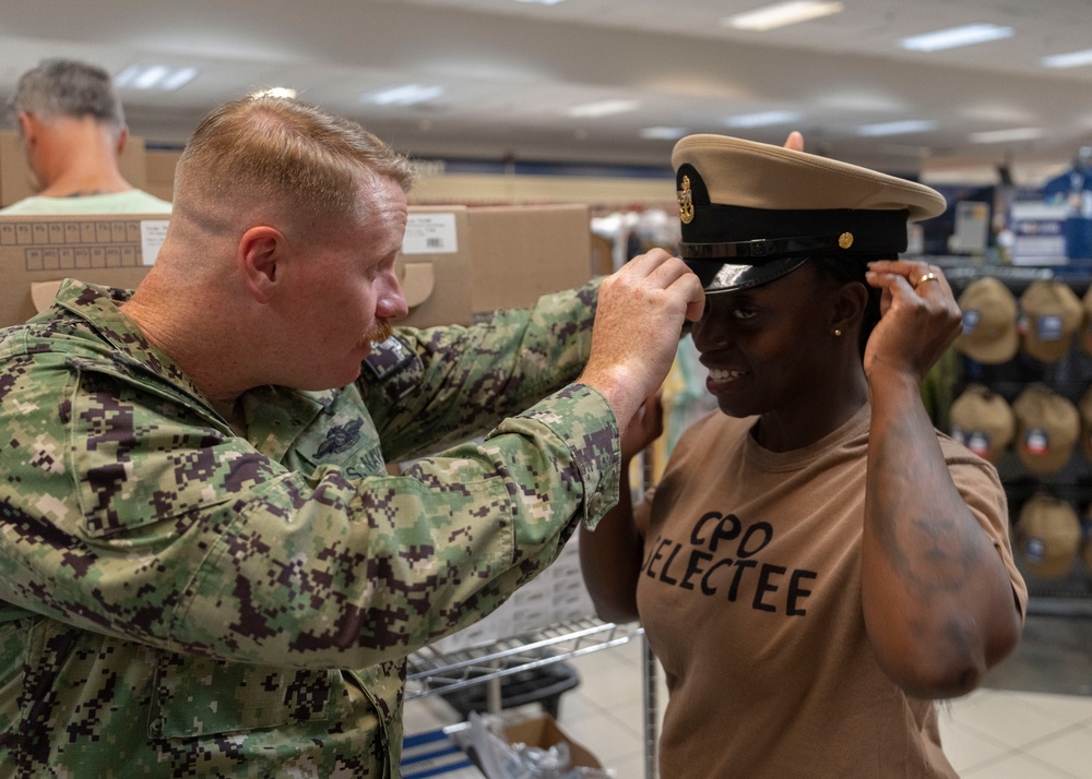 NMRTC Pensacola Chief Uniform Fitting